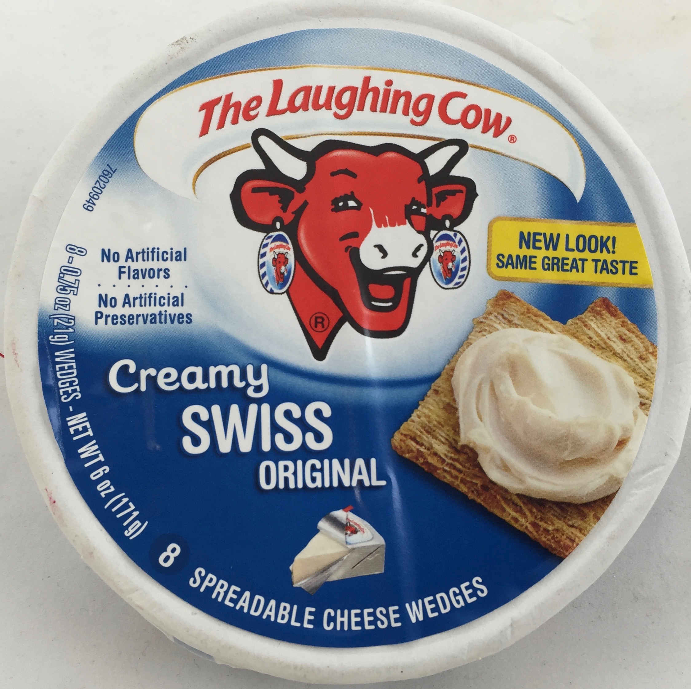 The Laughing Cow® Original Creamy Swiss Spreadable Cheese Wedges 8 0 75